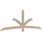 Ekena Millwork Davenport Smooth Timber Gable Bracket, Douglas Fir, 96"W x 32"H x 1 1/2"D x 3 1/2"F, 8/12 Pitch GBW096X32X0204DAV00SDF - alternate 3